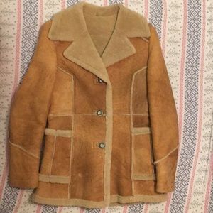 VINTAGE Shearling Colorado Rancher Sheepskin Coat